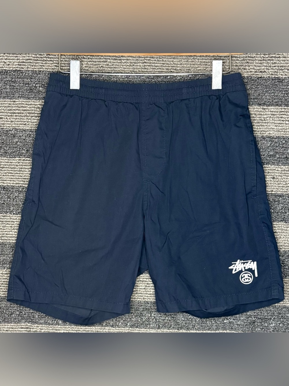Stussy Black Cotton Athletic Shorts Size 30 EUC